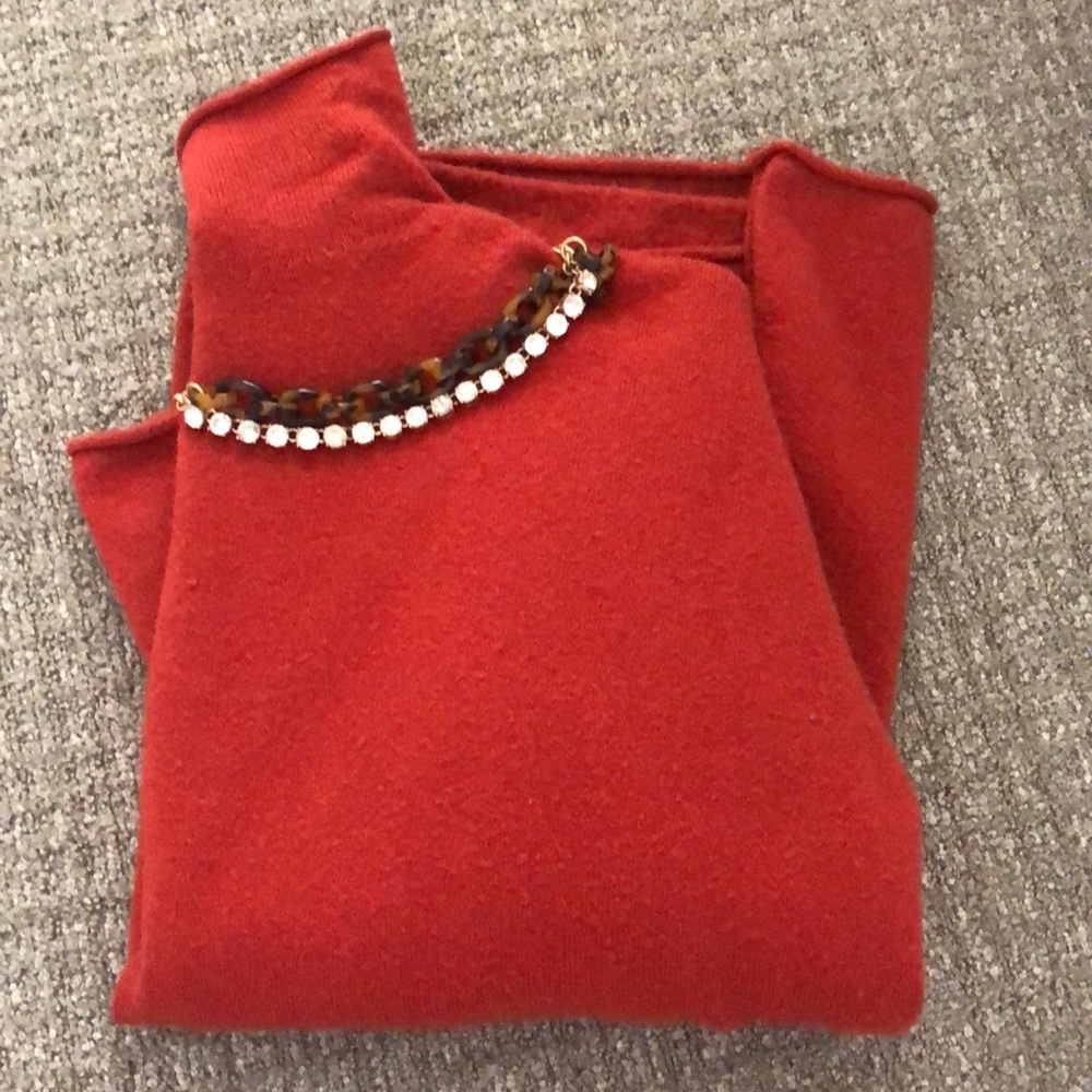 French connection red sweater